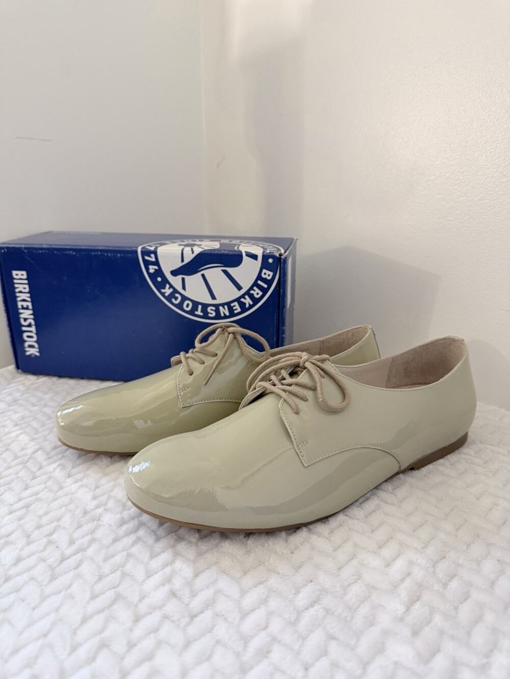 Birkenstock Saunders Patent Leather Clog Cloud Patent Women11 Men9 Narrow